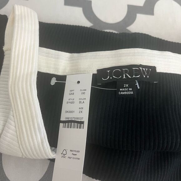 J.Crew Vintage rib lady tank top NWT Size 2X - Picture 9 of 10